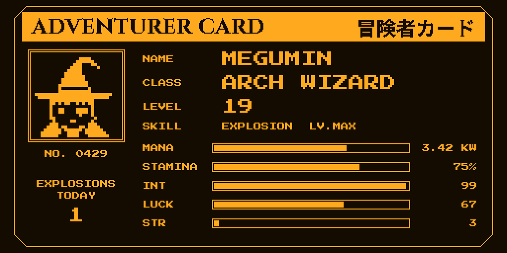 KonoSuba Card